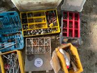 QTY OF DRILL BITS, SCREWS, NAILS, ETC - 13