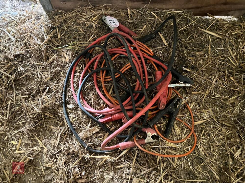2 PAIRS OF JUMP LEADS