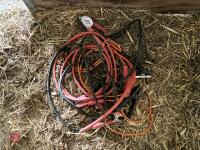 2 PAIRS OF JUMP LEADS - 2
