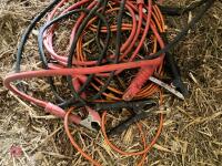 2 PAIRS OF JUMP LEADS - 4
