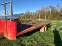 STAINES 18&rsquo; SINGLE AXLE BALE TRAILER - 3