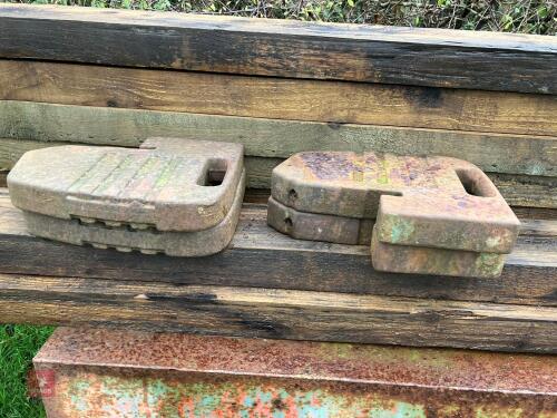 4 FERGUSON FRONT WEIGHTS
