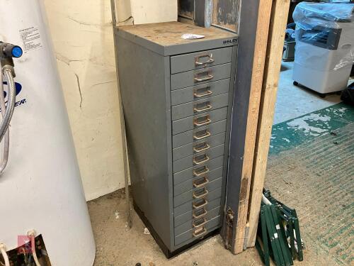 BISLEY OFFICE FILING CABINET (90)