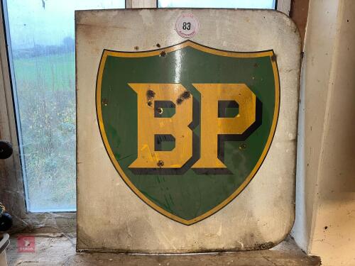 ENAMEL VINTAGE BP SIGN (83)