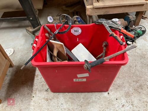 STILLAGE OF GENERAL BUILDING TOOLS (103)