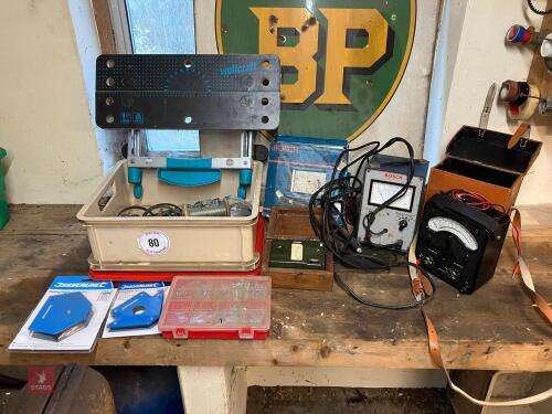 VARIOUS WORKSHOP CONSUMABLES (80)