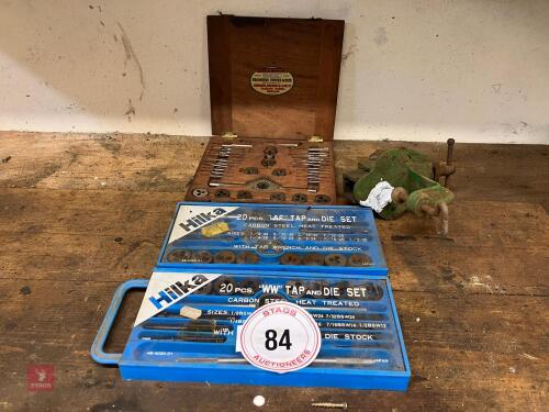THREE TAP AND DIE SETS (84)