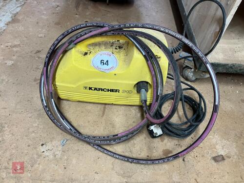 KARCHER 310 PRESSURE WASHER & HOOVER 64