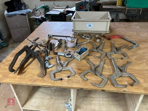 SELECTION OF CLAMPS AND PULLERS (54)