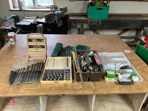 LARGE QTY OF DRILL BITS (41)