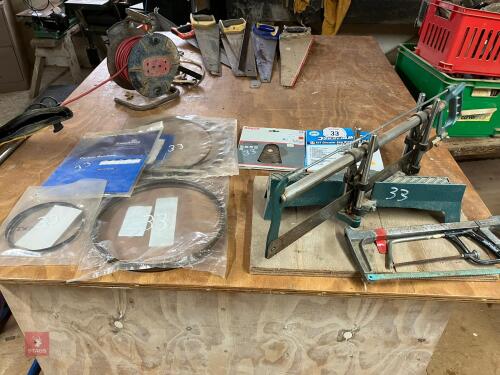 SELECTION OF SAW BLADES (33)