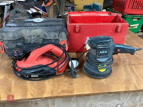 B&D PLANER AND AEG SANDER (16)
