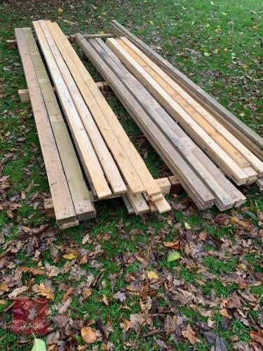 78 PIECES OF TIMBER SALVAGED SAWN PINE