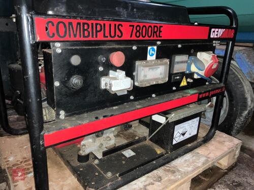 GENMAC COMBIPLUS 7800RE PETROL GENERATOR