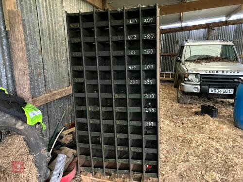 WORKSHOP EX MILITARY SHELVING