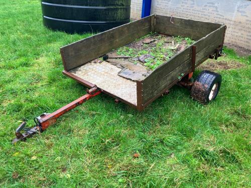 1.09M X 1.2M SINGLE AXLE TRAILER