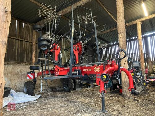 2019 VICON ANDEX 804 TWIN ROTOR RAKE