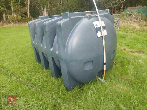 LARGE PLASTIC DIESEL TANK