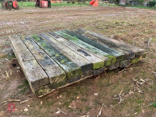20 RAILWAY SLEEPERS