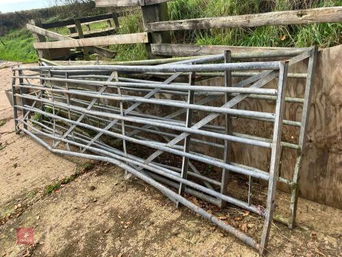 4 GALVANISED GATES