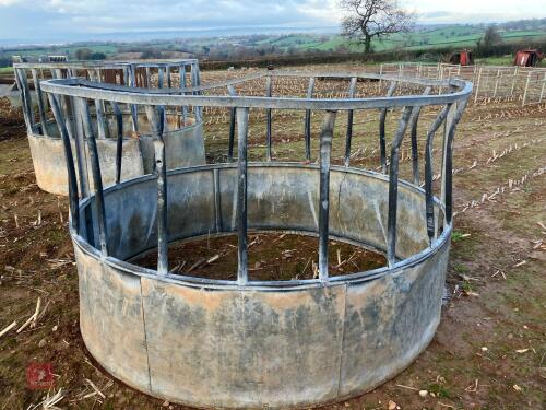 GALVANISED CATTLE ROUND FEEDER
