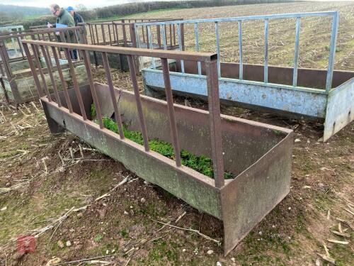 10' CATTLE FEED BARRIER/TROUGH