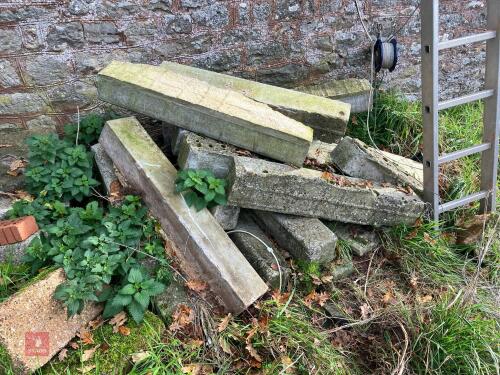 12 CONCRETE KERB STONES