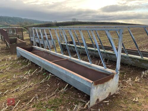 15' GALVANISED CATTLE FEED BARRIER