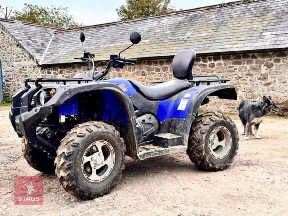 2022 HISUN 500CC QUAD BIKE C/W WINCH