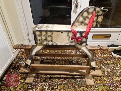 VINTAGE ROCKING HORSE
