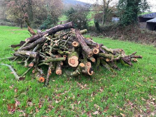2 HEAPS OF FIREWOOD