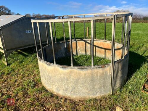 GALVANISED CATTLE ROUND FEEDER