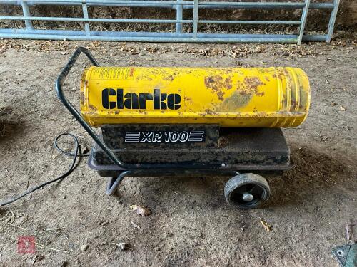 CLARKE XR100 SPACE WATER HEATER S/R
