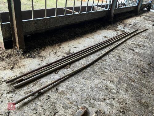 5 METAL POLES