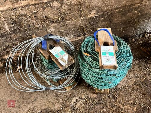 ROLLS OF RYLOCK 2.5MM BARBED WIRE
