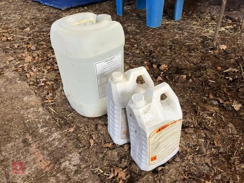 3 TUBS OF CATTLE FOOTBATH TREATMENT