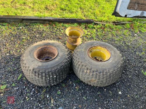 2 JOHN DEERE GATOR WHEELS & TYRES