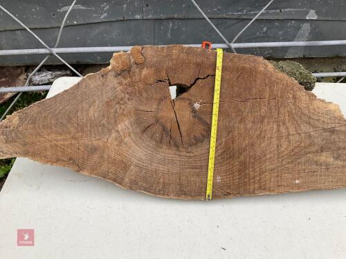 2 BARN DRIED WAVEY EDGED SLABS
