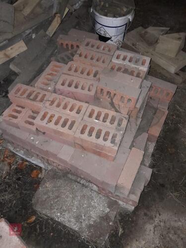 APPROX 70 CLAY BRICKS