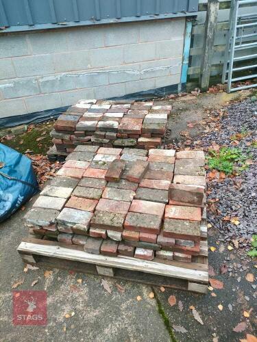 3 PALLETS OF PAVING BRICKS