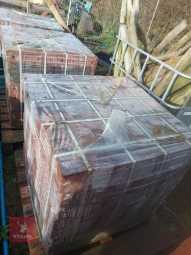 3 FULL PALLETS OF BUILDERS BRICKS