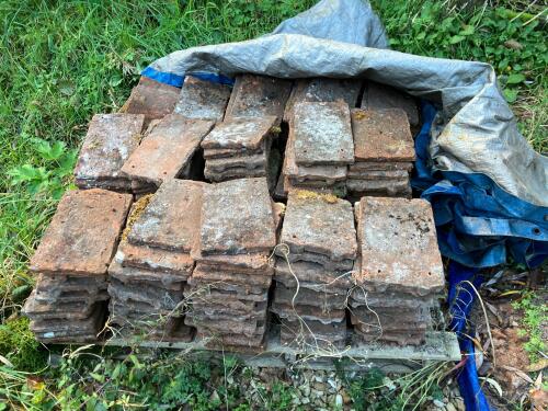 PALLET OF CLAY ROOF TILES