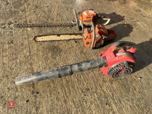 CHAINSAW, HEDGECUTTER AND BLOWER (S/R)