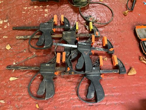 5 MIXED SQUEEZE CLAMPS (N)
