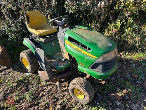 JOHN DEERE X120 RIDE ON LAWNMOWER