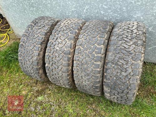 4 T265/65 R18 PICK UP TYRES