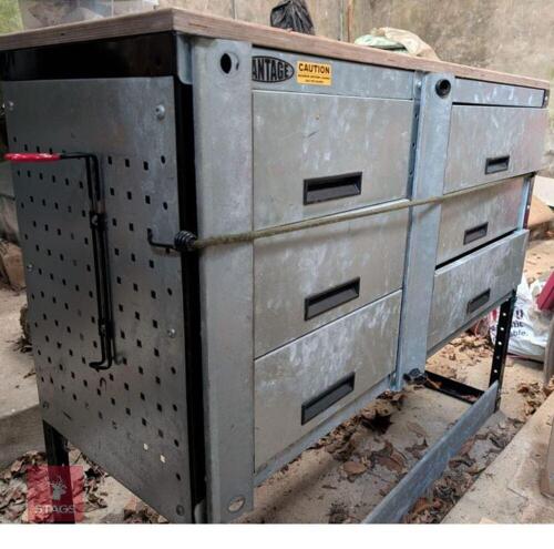 QTY OF VANTAGE VAN/WORKSHOP EQUIPMENT