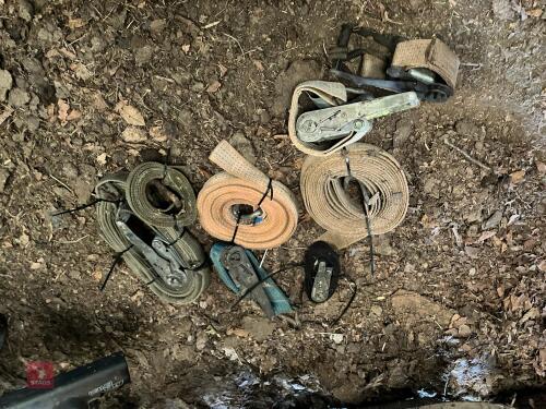 SELECTION OF RATCHET STRAPS