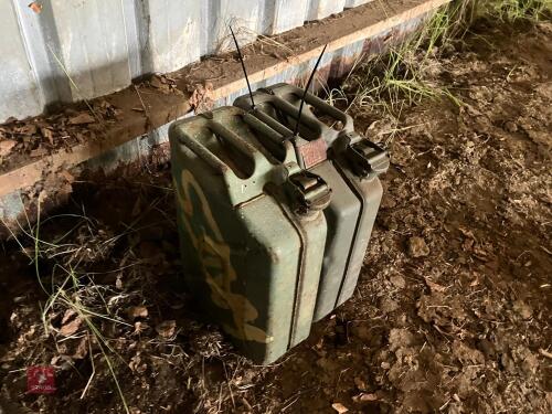 2 X 5 GALLON JERRY CANS