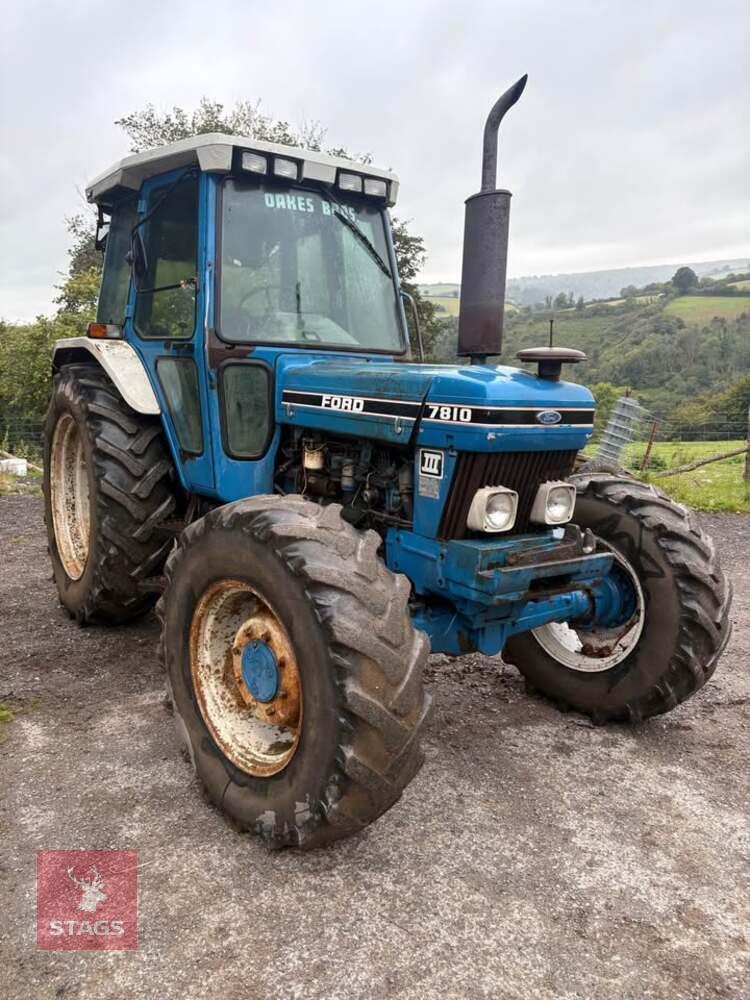 1990 FORD 7810 3 SERIES 4WD TRACTOR